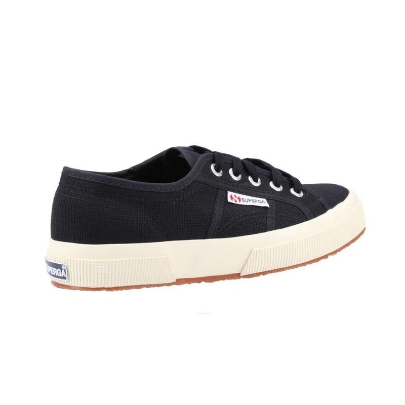 Superga 2750 Cotu Classic Canvas Sneakers for Men & Women - Iconic Italian Menâ€™s and Womenâ€™s Tennis Shoes with Breathable Upper, Non Slip Rubber Sole, Full Black - 4 Men / 5.5 Women - Image 2